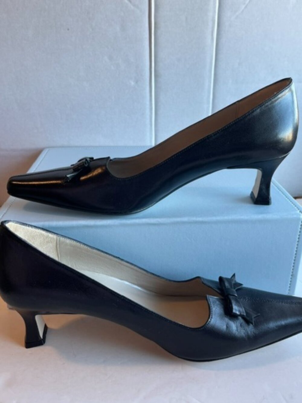 Grazia for Ingledew black leather pump.